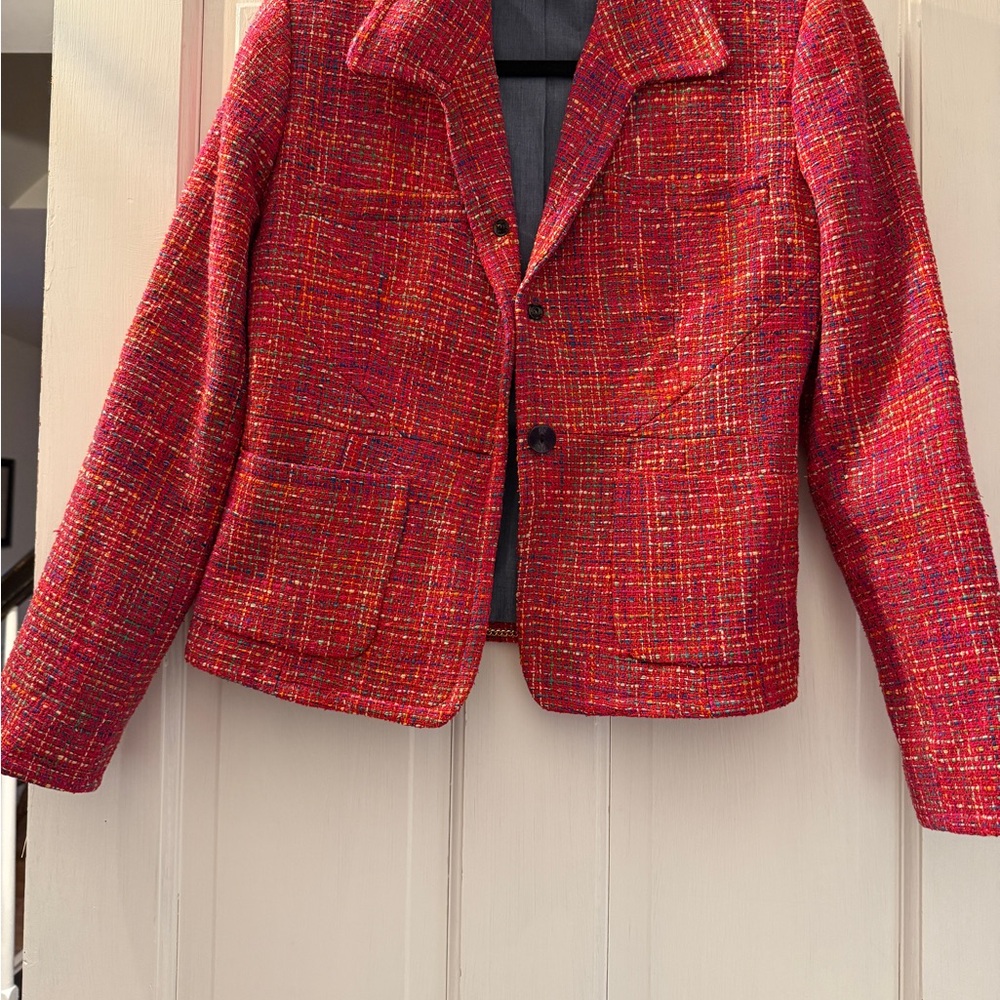 Harve Benard Multicolor Tweed Jacket